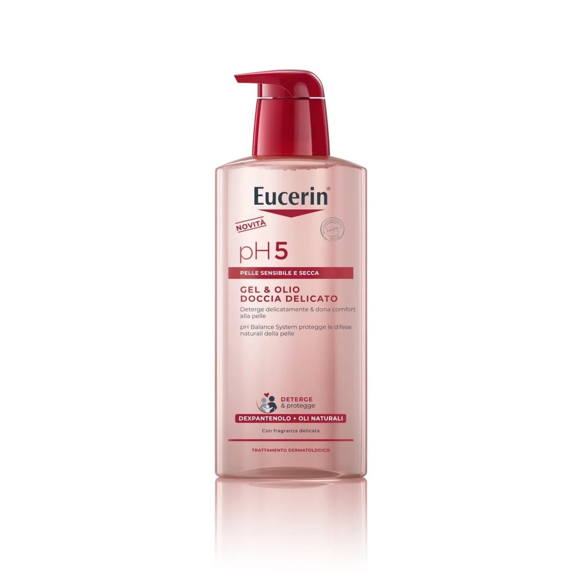 Eucerin pH5 Gel & Olio Doccia Delicato Pelle Sensibile e Secca 400 ml - immagine 3