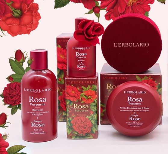 Bagnogel Rosa Purpurea con Rosa Gallica 250ml Idratante Addolcente Delicato - immagine 3